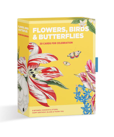 Pomegranate Celebration Notecards - Flowers, Birds & Butterflies