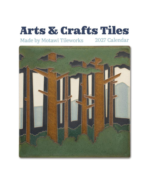 Arts & Crafts Tiles: Made by Motawi Tileworks 2027 Pomegranate Wall Calendar