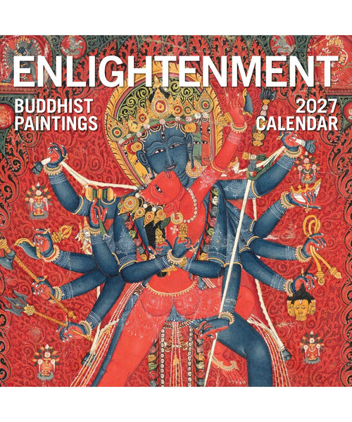 Enlightenment: Buddhist Paintings 2027 Pomegranate Wall Calendar