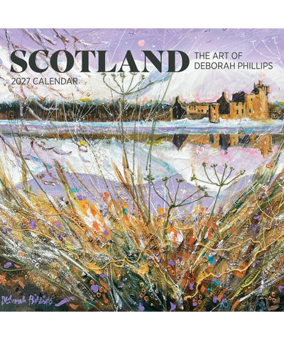 Scotland: The Art of Deborah Phillips 2027 Pomegranate Wall Calendar