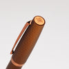 Diplomat Viper Rollerball Pen - Brown Guilloche