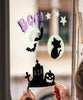 Legami Halloween Window Gel Stickers Small - Cat & Tombstone