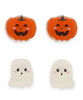 Legami Set of 4 Mini Hair Clips - Ghost & Pumpkin