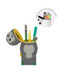 Legami Kawaii 2-in-1 Pencil Case - Gorilla