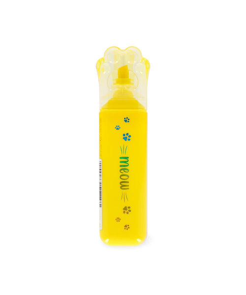 Legami Meow Highlighter Kitty Paw - Yellow