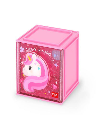 Legami Stackable Desk Storage Box - Unicorn