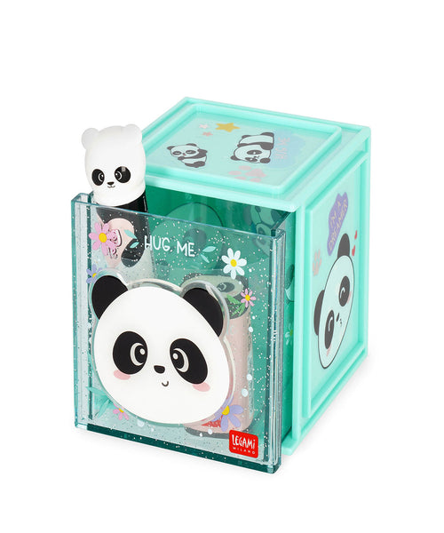 Legami Stackable Desk Storage Box - Panda | The Hamilton Pen Company