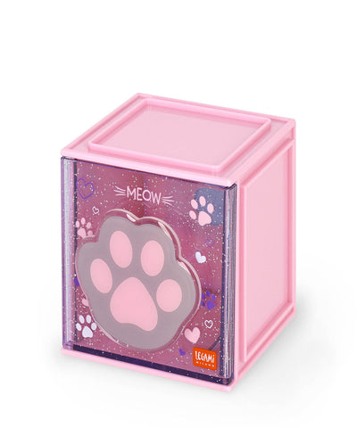 Legami Stackable Desk Storage Box - Kitty