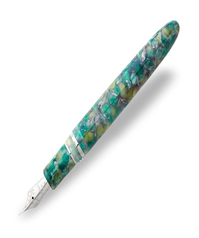 Esterbrook Estie Fountain Pen - Sea Glass with Silver Trim