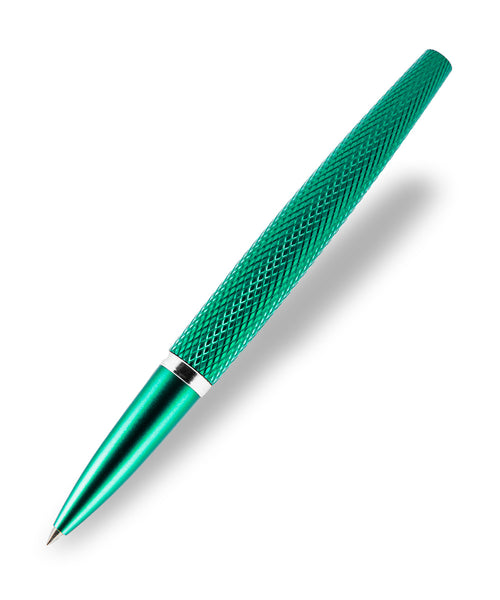 Diplomat Viper Rollerball Pen - Green Guilloche