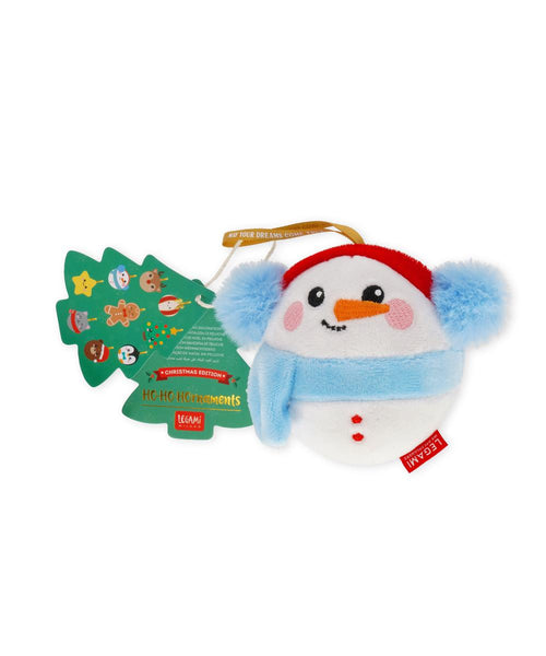 Legami Plush Christmas Decoration - Snowman | The Hamilton Pen Company