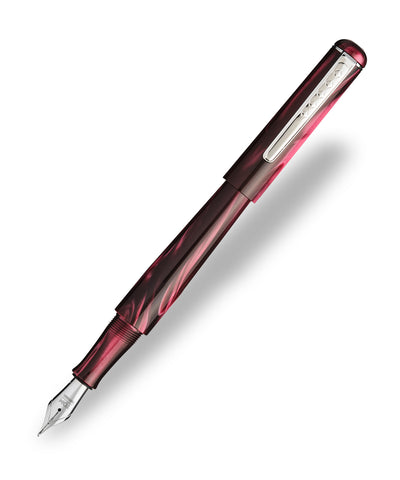 Tom Hessin Charles Collection Fountain Pen - Castle Claret