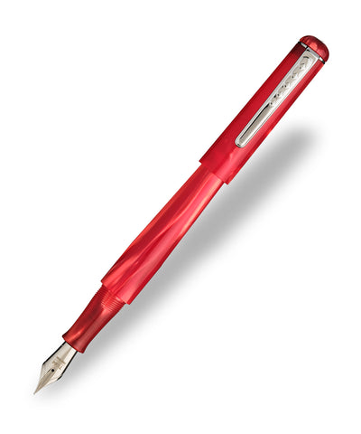 Tom Hessin Charles Collection Fountain Pen - Exhibition Red