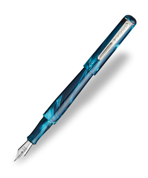 Tom Hessin Charles Collection Fountain Pen - Thames Blue