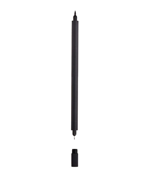Tom's Studio Lumos Refillable Fineliner & Brush Pen - Duo Tip - All Black