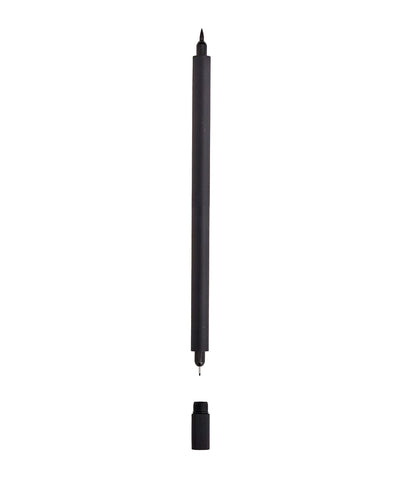 Tom's Studio Lumos Refillable Fineliner & Brush Pen - Duo Tip - All Black