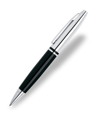 Cross Calais Ballpoint Pen - Chrome & Black Lacquer