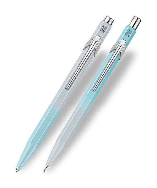 Caran d'Ache 849 Special Edition Ballpoint Pen Set - Blue Lagoon