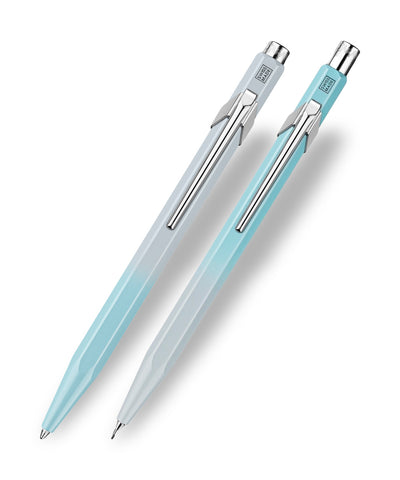 Caran d'Ache 849 Special Edition Ballpoint Pen Set - Blue Lagoon