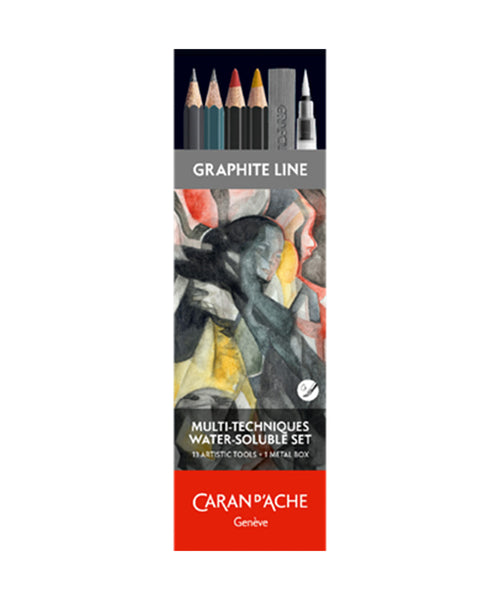 Caran d’Ache Graphite Line Multi-techniek Schets set - De Groen BV Caran d’Ache Graphite Line Multi-techniek Schets set - De Groen BV