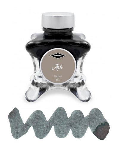 Diamine Inkvent Red Edition Fountain Pen Ink - Ash
