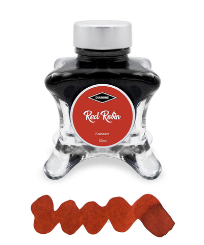 Diamine Inkvent Red Edition Fountain Pen Ink - Red Robin
