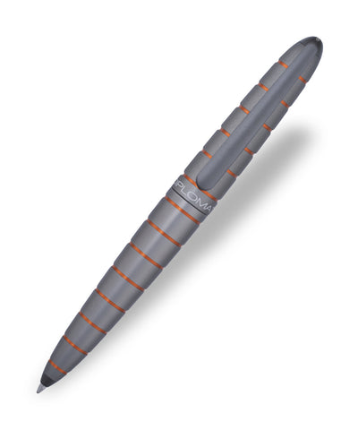 Diplomat Elox Ring Ballpoint Pen - Grey & Orange