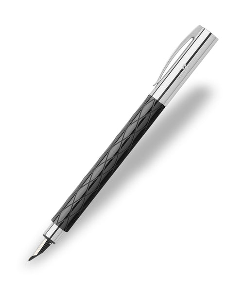 Faber-Castell Ambition Fountain Pen - Rhombus Black | The Hamilton Pen ...