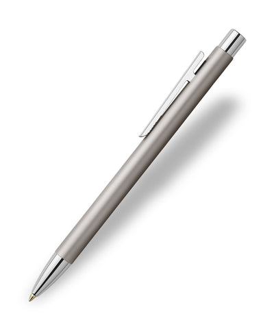 Faber-Castell Neo Slim Ballpoint Pen - Matt Stainless Steel