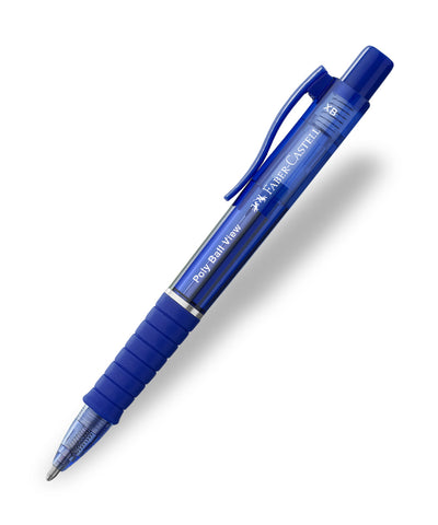 Faber-Castell Poly Ball View Ballpoint Pen - Admiral Blue