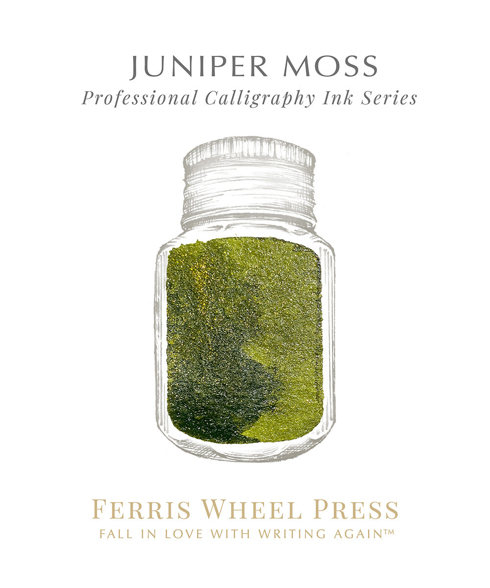 Ferris Wheel Press Calligraphy Ink - Juniper Moss | The Hamilton Pen ...