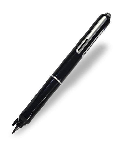 WRITECH Retractable Fountain Pen Black (Blue Ink)