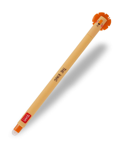 Legami Erasable Rollerball Pen - Lion