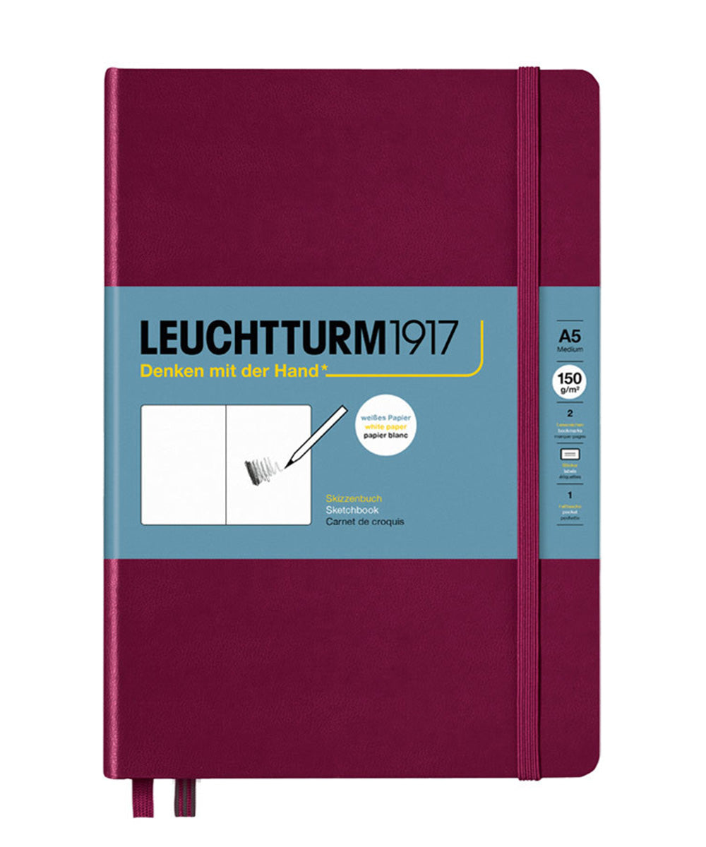 Agenda Semainier LEUCHTTURM1917 2026 Format A5 - Version Française - Couverture Rigide, élastique, Pages Lignées