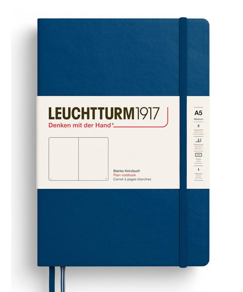 Leuchtturm1917 Medium (A5) Hardcover Notebook - Indigo
