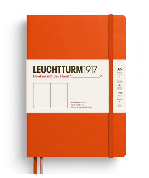 Leuchtturm1917 Medium (A5) Hardcover Notebook - Pumpkin