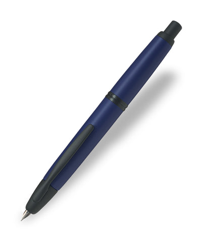 Pilot Capless Black Trim Fountain Pen - Matte Blue
