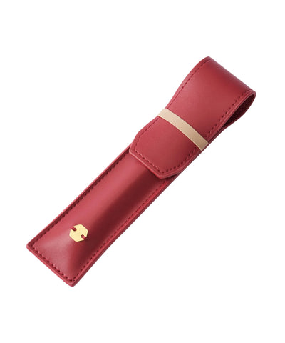 YSTUDIO Vegan Leather Single Pen Case - Red