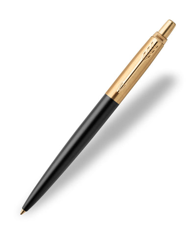 Parker Jotter Premium Ballpoint Pen - Bond Street Black with Gold Trim