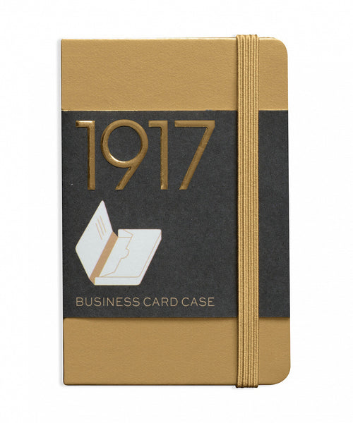 Leuchtturm1917 100 Year Anniversary Edition Business Card Case - Gold