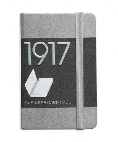 Leuchtturm1917 100 Year Anniversary Edition Business Card Case - Silver