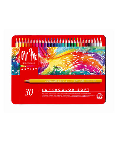 Caran d'Ache Supracolor Soft Coloured Pencils - Set of 30