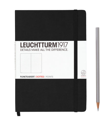 Leuchtturm1917 Medium (A5) Hardcover Notebook - Black