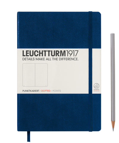 Leuchtturm1917 Medium (A5) Hardcover Notebook - Navy