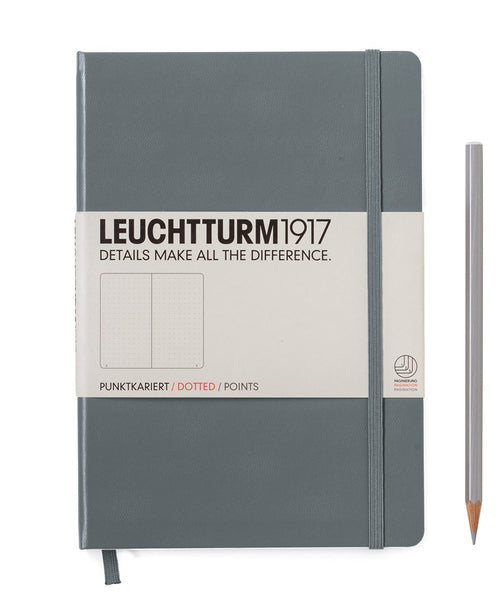 Leuchtturm1917 Medium (A5) Hardcover Notebook - Anthracite