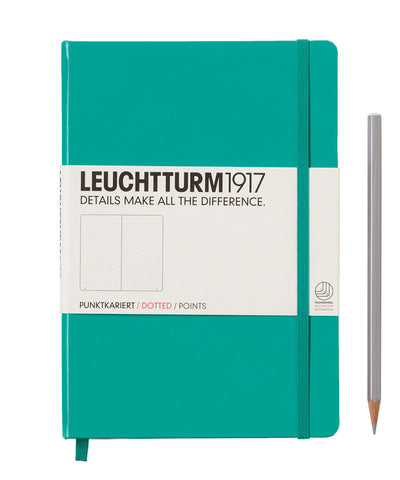 Leuchtturm1917 Medium (A5) Hardcover Notebook - Emerald
