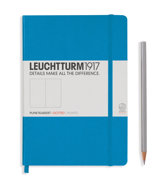 Leuchtturm1917 Medium (A5) Hardcover Notebook - Azure
