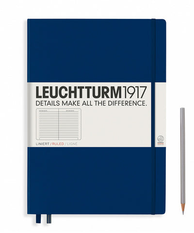 Leuchtturm1917 Master Classic (A4+) Hardcover Notebook - Navy