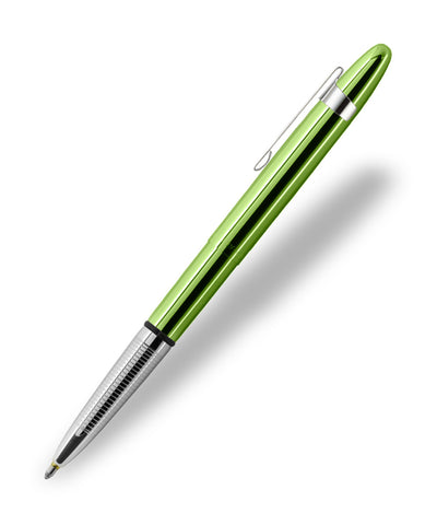 Fisher Bullet Space Pen - Lime Green with Pocket Clip