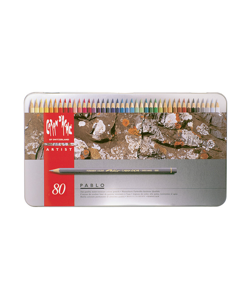 Caran d'Ache Pablo Coloured Pencils - Set of 80 | The Hamilton Pen